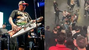 Batalla campal y un muerto en el recital de Damas Gratis