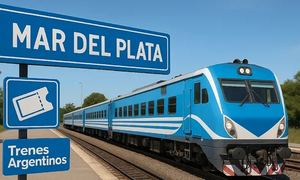Cuánto cuesta un pasaje de tren de Buenos Aires a Mar del Plata en temporada