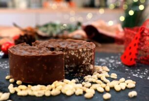 Prepara un delicioso turrón de chocolate y arroz inflado en casa